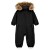 Detailbeeld 1 Color Kids - Baby's Coverall with Fake Fur - Overall