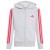 Light Grey Heather / Power Pink