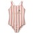 Farbe Coral Blush / Creme De La Creme Stripe
