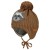 Imagen detallada 1 maximo - Boy's Hat Raccoon Sewn Out with Pompom and Lining - Gorro