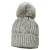 Imagen detallada 1 maximo - Girl's Beanie Full Lining with Turn-up and Pompom - Gorro