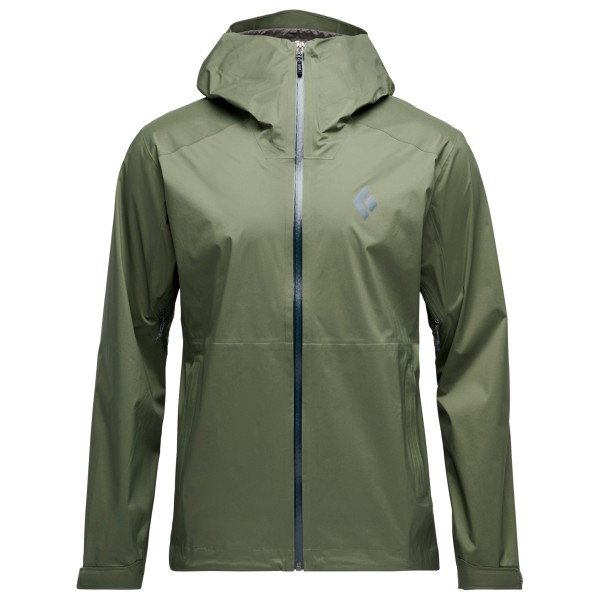 Black Diamond - Fineline Stretch Shell - Regenjacke Gr XS oliv