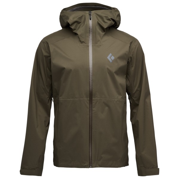 Black Diamond - Fineline Stretch Shell - Regenjacke Gr XS braun