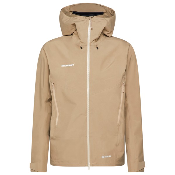 Mammut Crater IV Hardshell Hooded Jacket Regenjas Beige