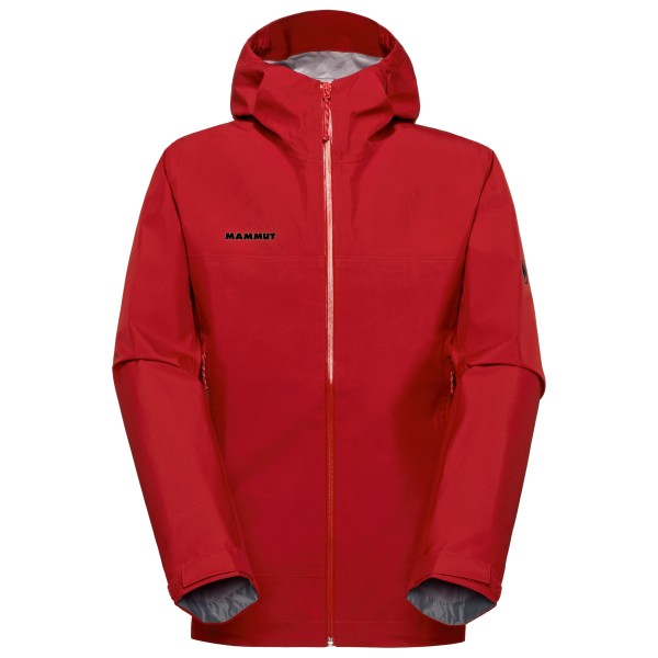 Mammut - Crater Light Hardshell Hooded Jacket - Regenjacke Gr XL rot