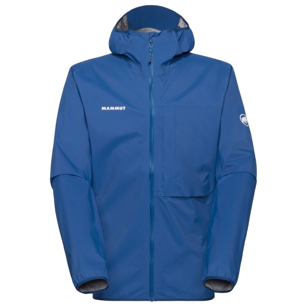 Regenjacke Mammut Ducan Light Hardshell Hooded Jacket Herren (Gr M |blau |wasserdicht)