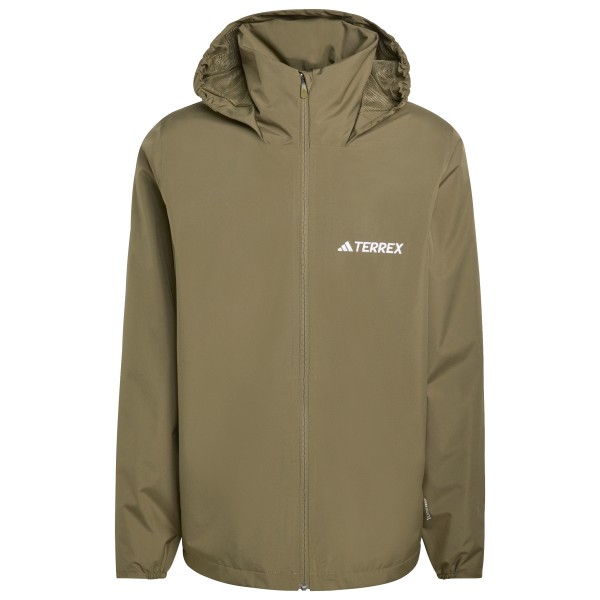 adidas Terrex - Multi Essentials 2 Layer Rain Jacket - Regenjacke Gr L oliv