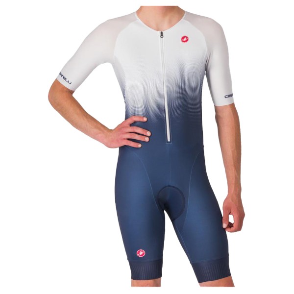 Castelli - Core Tri Suit S/S - Veloeinteiler Gr M blau