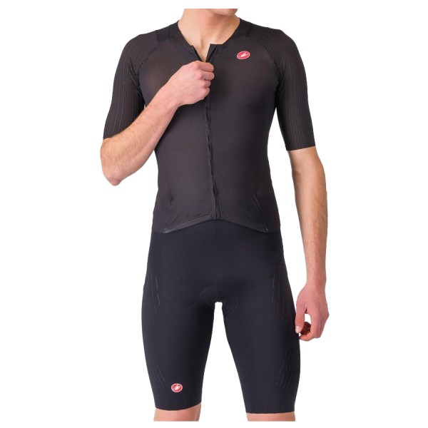 Castelli - Free Sanremo Tri Suit S/S - Veloeinteiler Gr S grau