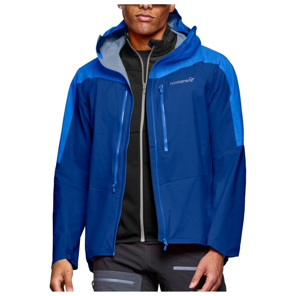 Norrøna - Falketind Dri1 Jacket - Regenjacke Gr S blau