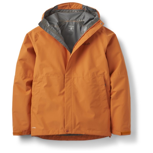 Rab - Downpour Jacket - Regenjacke Gr S orange