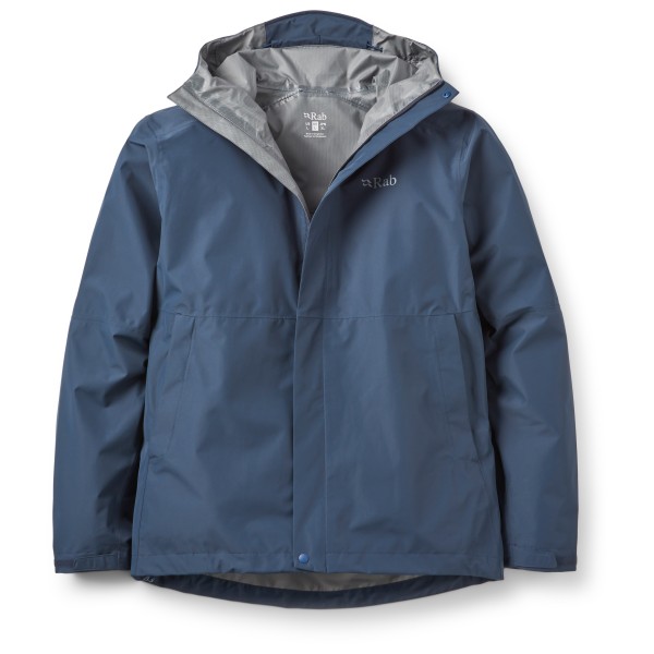 Rab - Downpour Jacket - Regenjacke Gr M blau