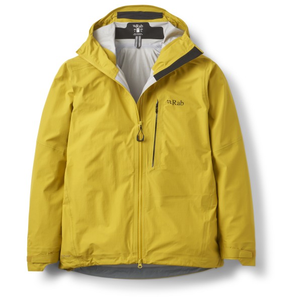 Rab Firewall Alpine Jacket Regenjacke Men (Gr S |gelb |wasserdicht)