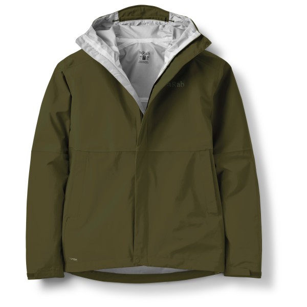 Rab - Firewall Jacket - Regenjacke Gr S oliv