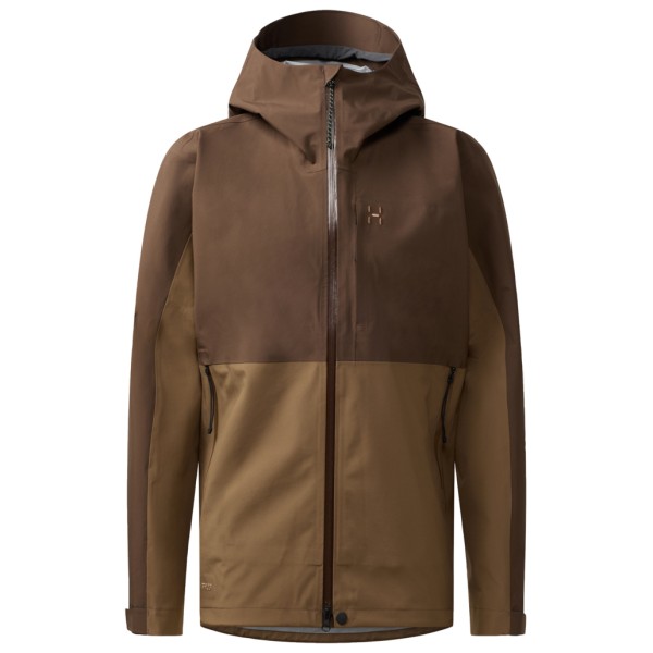 Regenjacke Haglöfs Front Proof II Jacket Herren (Gr M |braun |wasserdicht)