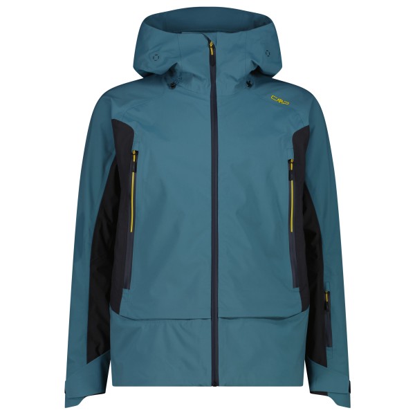 CMP Jacket Fix Hood 3 Layer 35W2437 Hardshelljacke Herren (Gr 54 |blau |wasserdicht)