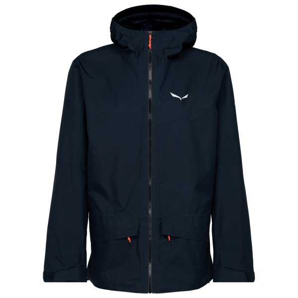 Salewa Puez GTX 2L Epe Jacket Regenjas Blauw