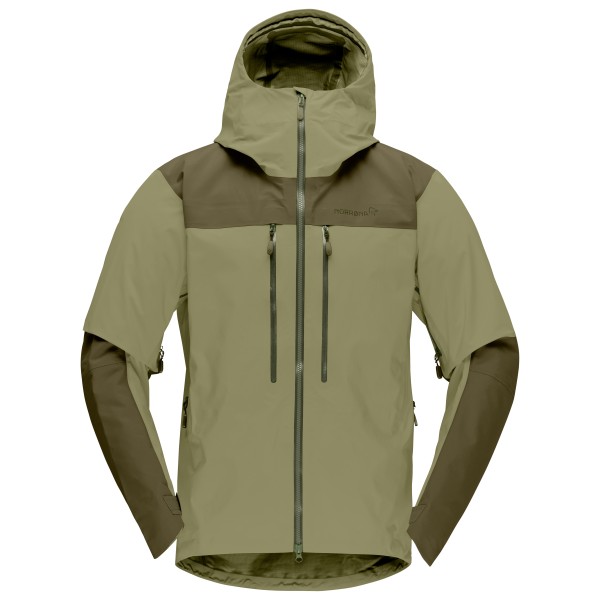 Norrøna Trollveggen GORE-TEX Pro Light Jacket Regenjas Olijfgroen