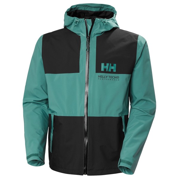 Helly Hansen - Ace Rain Jacket - Regenjacke Gr S türkis/schwarz