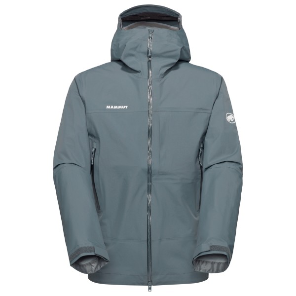Mammut - Alto Guide Hardshell Hooded Jacket - Regenjacke Gr XL grau