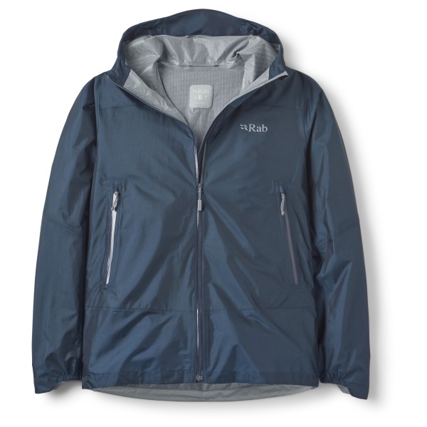 Rab Phantom Mountain Jacket Regenjacke Herren Trekking (Gr XL |blau |wasserdicht)