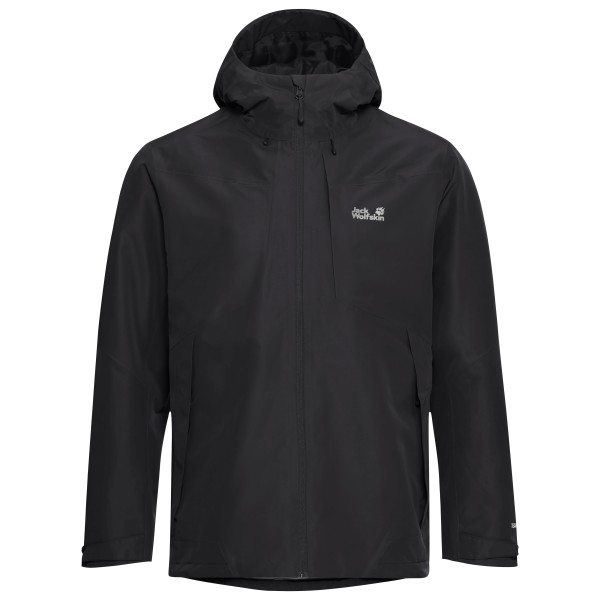 Jack Wolfskin - Flextrail 2L Jacket - Regenjacke Gr 3XL;L;M;S;XL;XXL blau;schwarz