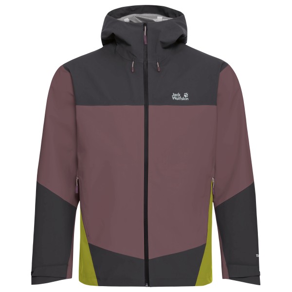 Jack Wolfskin Rockpaw 3L Jacket Regenjas Purper