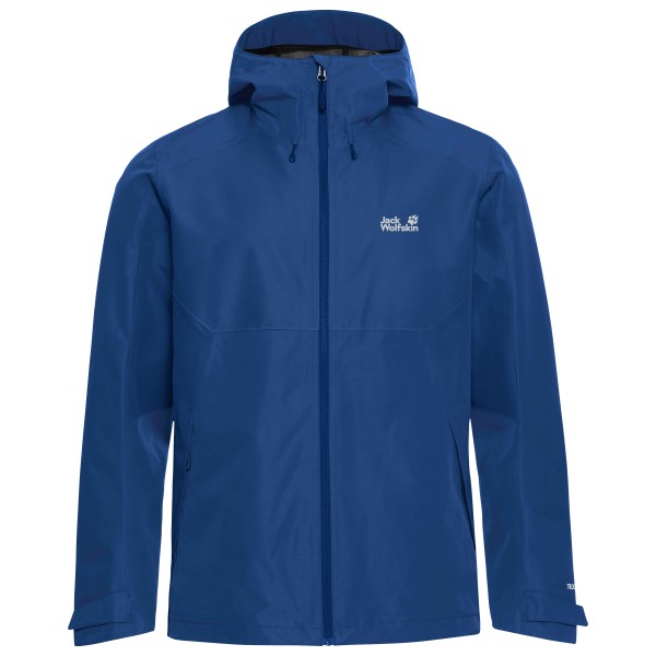 Jack Wolfskin Wildbound 2L Jacket Regenjacke Herren (Gr M |blau |wasserdicht)