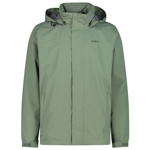 Regenjacke CMP Jacket Snaps Hood Herren (Gr 54 |grün |wasserdicht)