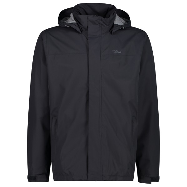 CMP Jacket Snaps Hood Regenjas Zwart