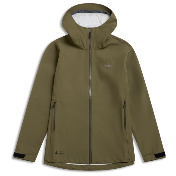 Bergans Essentials 2.5L Shell Jacket Regenjas Olijfgroen