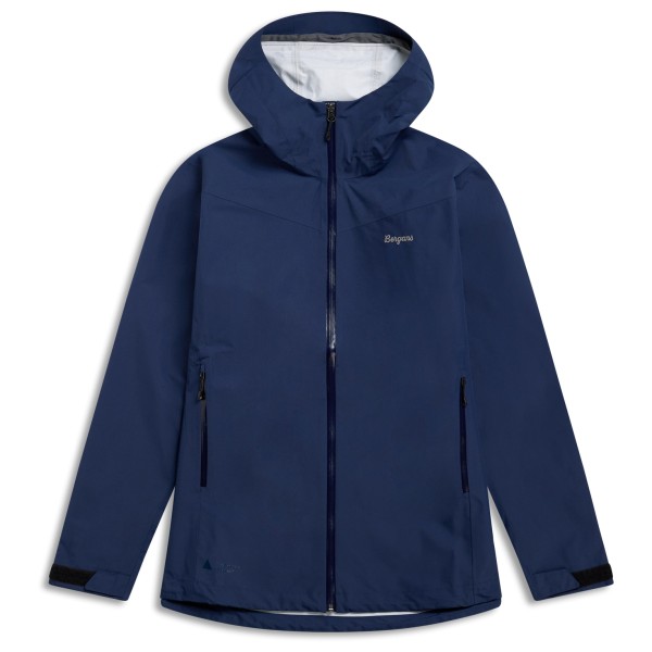 Bergans Essentials 2.5L Shell Jacket Regenjas Blauw