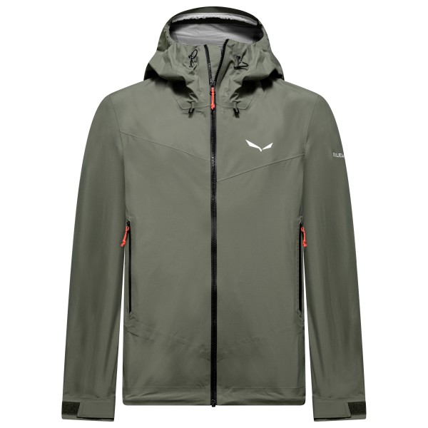 Salewa Ortles PTX 3L Jacket Regenjas Olijfgroen