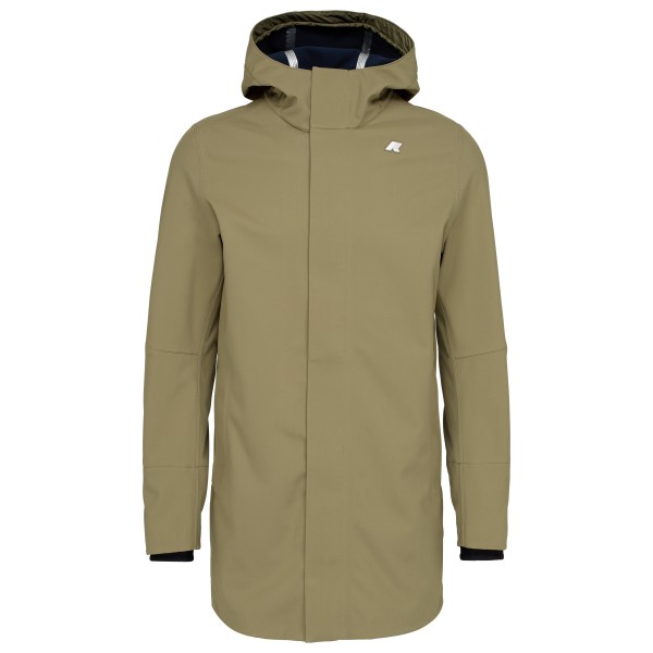 K-Way Marlyn Bonded Lange jas Olijfgroen