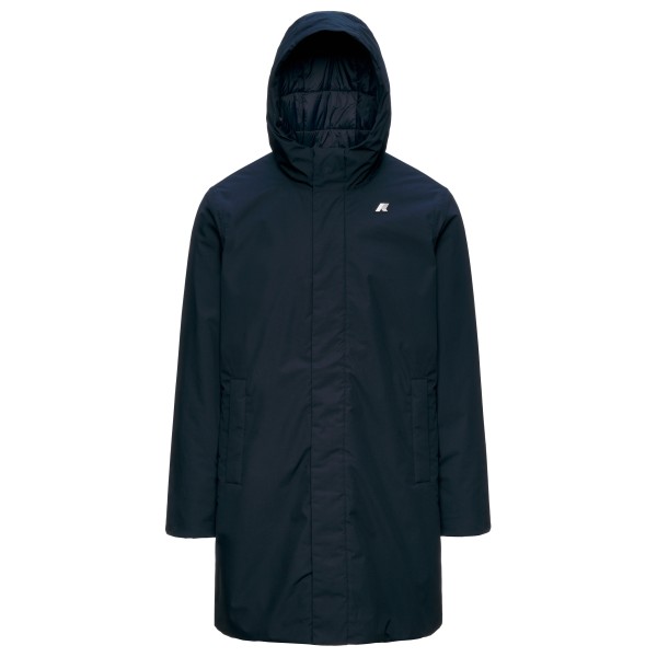 K-Way Thomas Warm Micro Canvas Lange jas Blauw