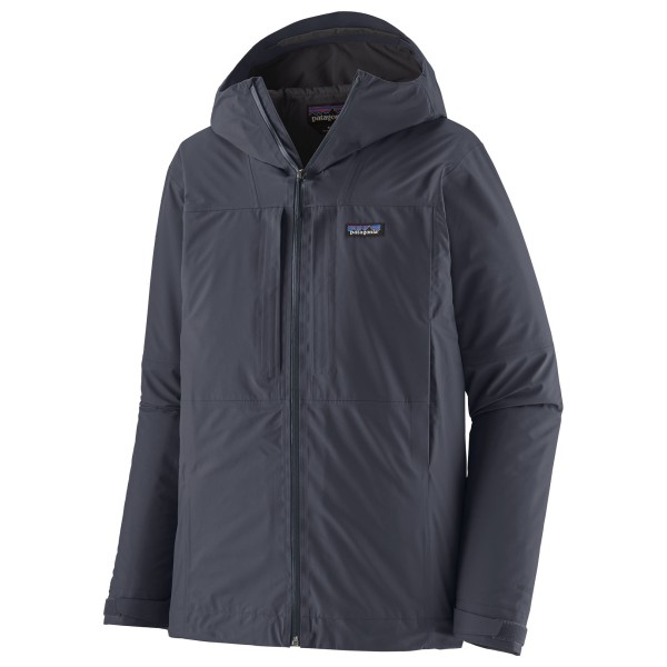 Patagonia Insulated Boulder Fork Rain Jacket Regenjas Grijs