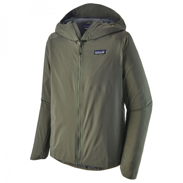 Image of Patagonia - Dirt Roamer Jacket - Velojacke Gr L grau/oliv bei Bergfreunde.ch - der Outdoor Shop