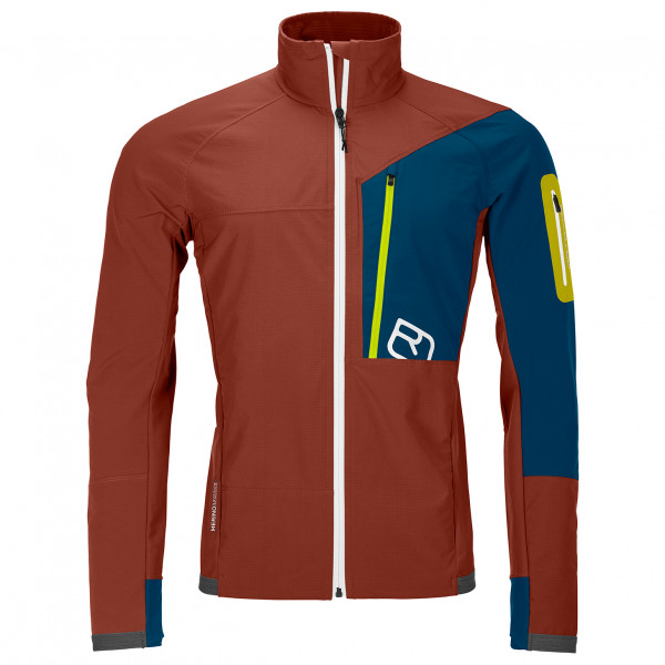 Image of Ortovox - Berrino Jacket - Softshelljacke Gr M rot