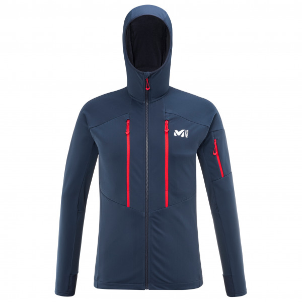 Image of Millet - Pierra Ment Hoodie - Softshelljacke Gr M blau bei Bergfreunde.ch - der Outdoor Shop