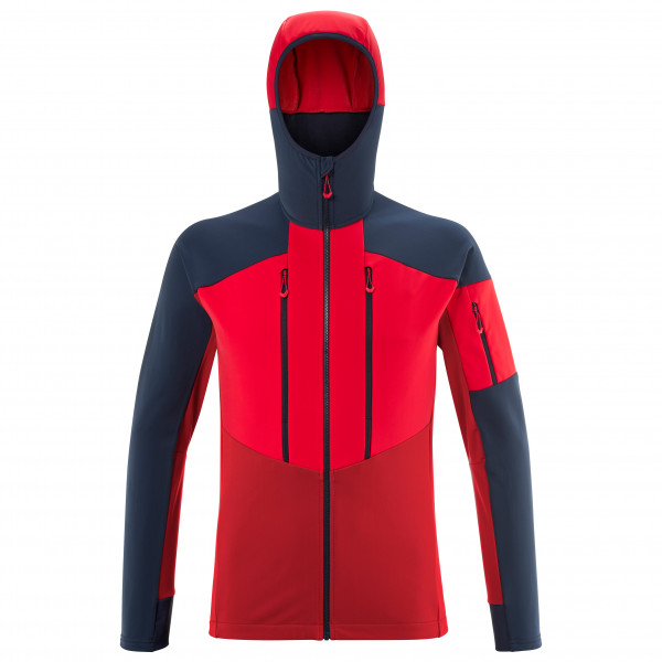 Image of Millet - Pierra Ment Hoodie - Softshelljacke Gr L;M;S;XL blau;rot bei Bergfreunde.ch - der Outdoor Shop