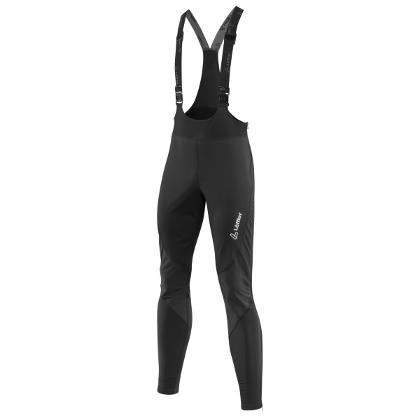 Image of Löffler - Warm-Up Bib Tights Windstopper Warm - Langlaufhose Gr 48 schwarz