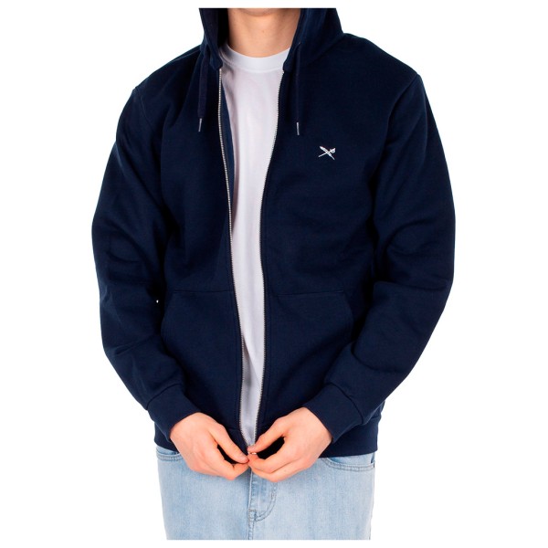 Image of Iriedaily - Mini Flag 2 Zip Hood - Sweat- & Trainingsjacke Gr M blau