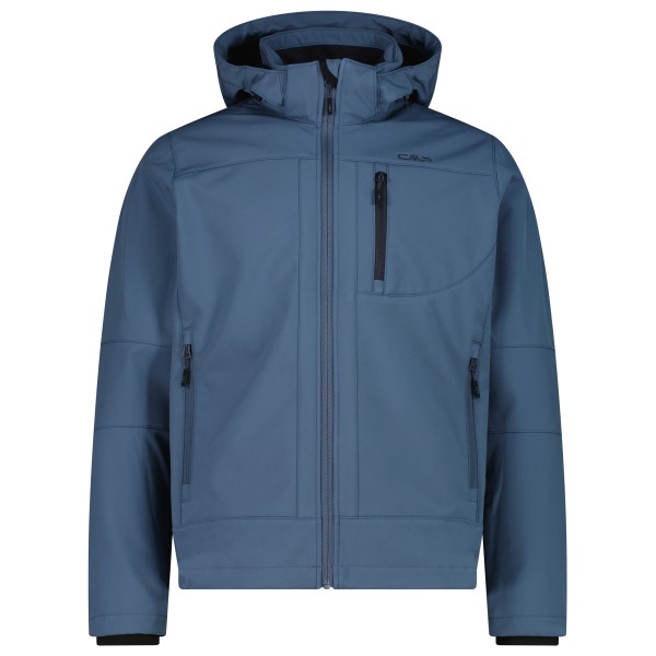 CMP Jacket Zip Hood Softshell Softshelljack Blauw