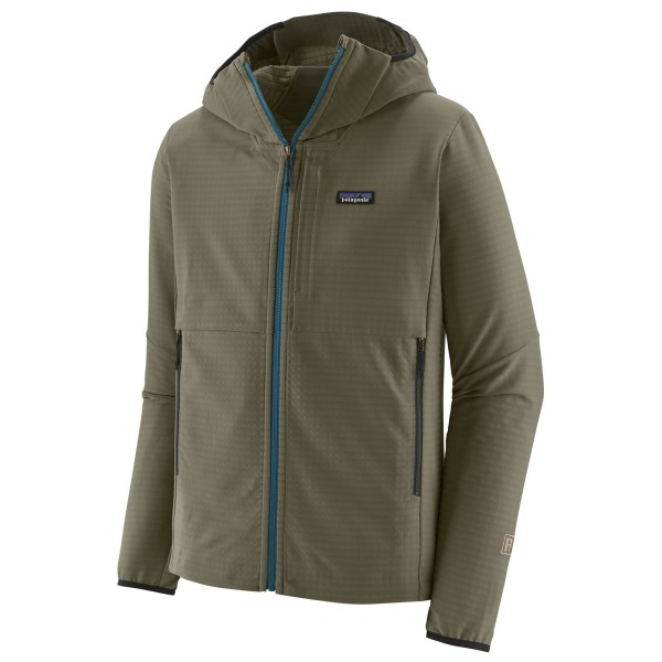 Image of Patagonia - R1 Techface Hoody - Softshelljacke Gr L oliv