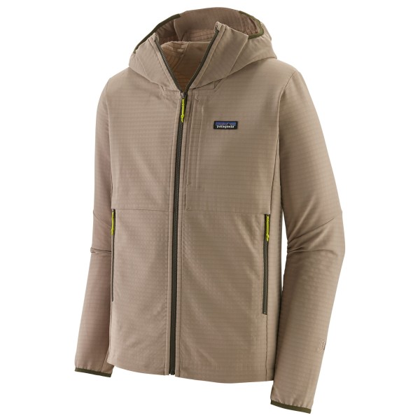 Image of Patagonia - R1 Techface Hoody - Softshelljacke Gr L braun/beige