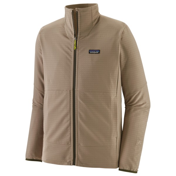 Image of Patagonia - R1 Techface Jacket - Softshelljacke Gr L beige/braun
