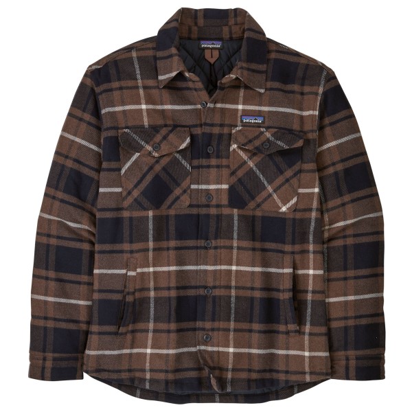 Image of Patagonia - Lightweight Insulated Fjord Flannel Shirt - Freizeitjacke Gr M braun
