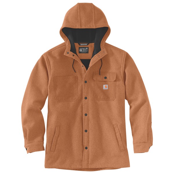 Image of Carhartt - Rain Defender Heavyweight Hooded Shirt Jacket - Freizeitjacke Gr L;M;S;XL;XXL braun