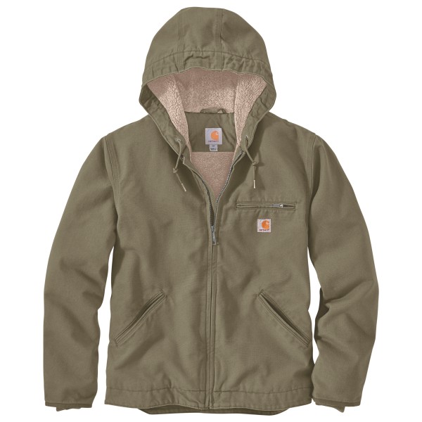 Carhartt Washed Duck Sherpa Lined Jacket Vrijetijdsjack Grijs