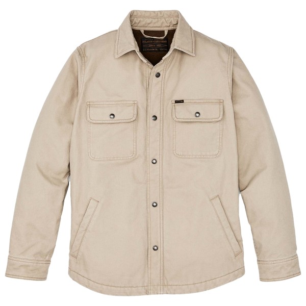 Image of Filson - Fleece Lined Jac-Shirt - Freizeitjacke Gr M beige